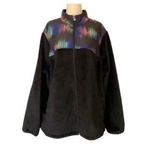 Fila Sport Soft Black and Rainbow Jacket